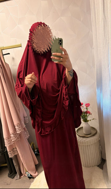 Khimaar + Abaya Ruffle Jersey